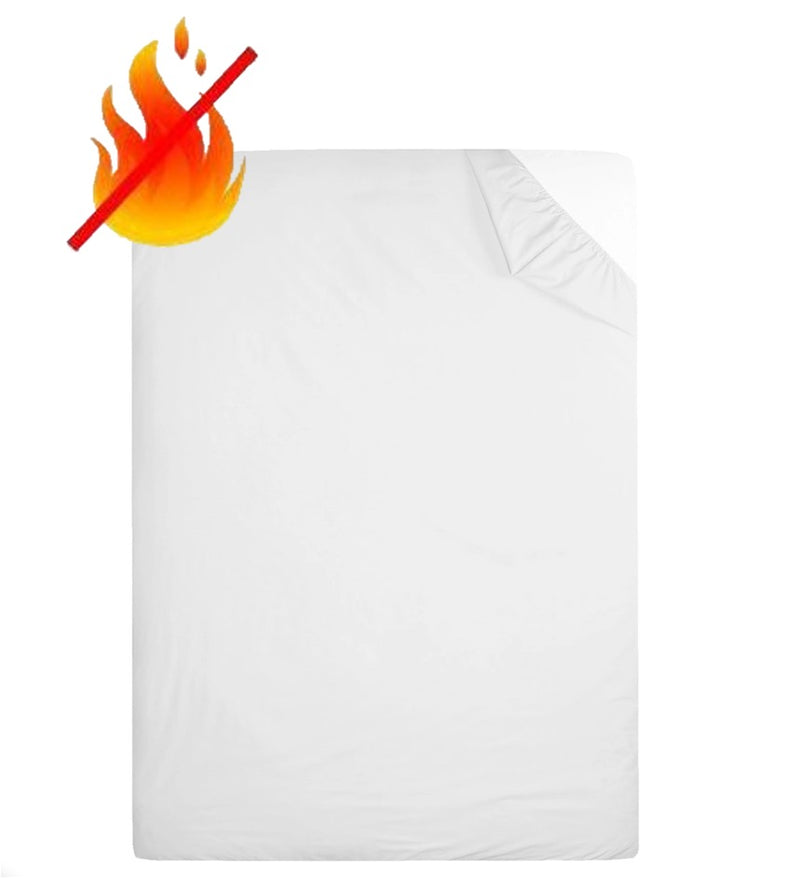 Flame Retardant Single Fitted Sheet (BS 7175)